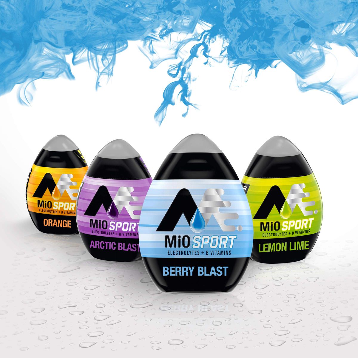 MiO Sport Berry Blast Liquid Water Enhancer Drink Mix 162 fl oz Bottles Pack of 12