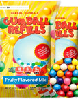 Mini Gumballs 05 inch 13mm  2 LB  Double Bubble Gumballs  Gum Balls for Gumball Machine Refill Bulk 520 pcs  Chewing Gum for Kids