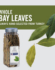 McCormick Culinary Whole Bay Leaves, 2 oz - One 2 Ounce Container of Dried Bay Leaves for Cooking, Perfect Spice for Stews and Marinades