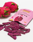 Yammy Dried Dragon Fruit Chips (Pack of 3) for Drinks, Refreshers, 1 Ingredient Superfood Snack, Healthy, Dehydrated Pitaya Pieces, Yummier Than Freeze Dried Dragonfruit Chunks, Gluten Free, Vegan