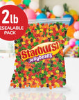 Starburst Original Jelly Beans 2 Pound Holiday Candy  Comes in a Resealable Bag  jelly beans bulk  Perfect for Parties Christmas Candy Stuffers