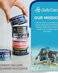 Safe Catch Canned Lowest Mercury Limit Albacore Tuna Fish No Salt Added Wild Caught GlutenFree Kosher Whole30 Approved Keto 5oz Can 12Pack