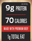 Jack Links Extra Tender Beef Jerky Steak StripsOriginal285 ozFlavorful Meat Snack10g of Protein and 80 CaloriesMade with Premium BeefGluten Free and No Added MSG or NitratesNitrites