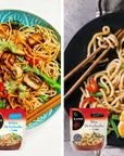 KAME Noodle Combo Pack  Udon Soba Hokkien and Thai Ribbon StirFry Noodles  Authentic Japanese and Asian Flavors  Versatile WheatBased Noodles for StirFries Salads Soups and More