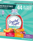 Crystal Light Energizing Variety Pack 44 ct OntheGo Packets