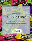 Laffy Taffy Bulk 2LB Bag Ultimate Variety Mix Includes Banana Laffy Taffy Cherry Laffy Taffy Laffy Taffy Strawberry Grape Laffy Taffy Blue Raspberry Laffy Taffy and Sour Apple