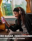 Rockstar Pure Zero Energy Drink Grape 0 Sugar with Caffeine and Taurine 16oz Cans 12 Pack Packaging May Vary