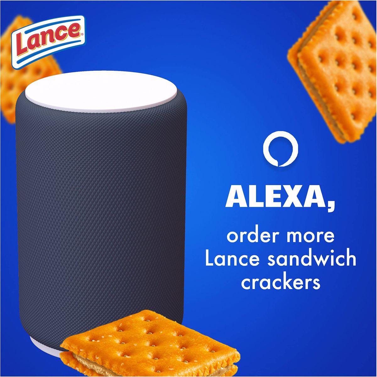 Lance Sandwich Crackers ToastChee Peanut Butter 20 Individually Wrapped Packs 6 Sandwiches Each