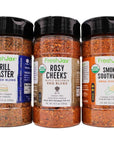 FreshJax Grilling Spice Gift Set for Beef - Grill Master, Rosy Cheeks Rub, Smokey Southwest Seasonings (3 pack)