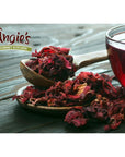 All Natural Hibiscus Flowers 1lb 16oz  Whole Flowers and Petals  Perfect for Iced or Hot Tea  Flor de Jamaica