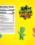 Sour Patch Kids Original Gummy Candy, Individually Wrapped 0.5-Ounce (64 Count)