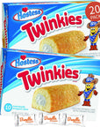 Hostess TWINKIES 20 Individually Wrapped Cakes 135oz WBundle Bonanza Candy