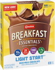 Carnation Breakfast Essentials Light Start Powder Drink Mix Rich Milk Chocolate705 Oz 8 Ct Pack of 2