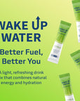 Wake Up Water Energy  Hydration Mix  Citrus  Energy  Hydration Powder Packets With Natural Caffeine Electrolytes B Vitamins  No Sugar  Daily Fuel With No Crash Or Jitters  Citrus15 Count