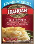 Idahoan Scalloped Homestyle Casserole Family Size 734 oz Pack of 10