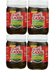 Candied Jalapeño Slices 12 fl oz Ragin Cajun Foods Pack of 4