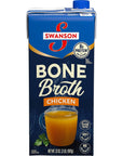 Swanson Chicken Bone Broth, 32 Ounce Resealable Carton