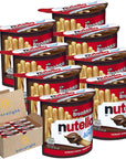 Snacks on the Go Nu tella  Go Hazelnut and Cocoa Spread with Breadsticks Snack Cups  Kids Healthy Snacks  Hazelnut Spread  Pretzel Sticks  18oz Pack of 8  Every Order is Elegantly Packaged in a Signature BETRULIGHT Branded Box