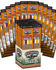 Old Trapper Original BeefNCheese  Traditional Style Real Wood Smoked Beef Sticks  Healthy ProteinPacked Snacks  13 Ounce Pack of 14