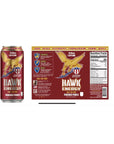 HAWK ENERGY  Premium Sugar Free Energy Drink  12 Pack  PHOENIX PUNCH  Focus and Power  1000mg Creatine 320mg Caffeine BCAAs COQ10 B6B12 Taurine and LCarnitine 100 Veteran Owned and Made in the USA