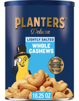 Planters Lightly Salted Deluxe Whole Cashews (1lb 2.25oz Canister)