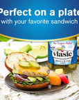 Vlasic No Sugar Added Bread and Butter Pickle Chips 16 Fl Oz Pack of 6