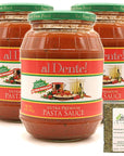 al Dente Stanislaus Ultra Premium Pasta Sauce Fully Prepared Ready For Vera Cucina Enjoyment 32 oz Pack of 3  Bundle with Premium Basil Leaves from Rhino Fine Foods071 oz