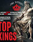 King - Supports Manhood, Alpha Virility, Testosterone and “Top King” Status… Loaded w/Testicle, Liver, Bone Marrow and Heart… “Strength Makes All Other Values Possible” | The Fittest