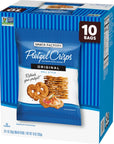 Snack Factory Pretzel Crisps, Original, 1 Oz Snack Bags, 10 Ct