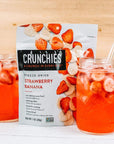 Crunchies Freeze-Dried Fruits, 100% All Natural Crispy Fruit, Non GMO and Kosher, Resealable Freeze Dried Fruit Snack Packs, Pack of 6 (Strawberry Banana)