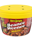 Van Camps Beanee Weenee Hickory Flavor Microwavable Cups 725 oz Pack of 12