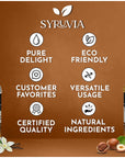 Syruvia Coffee Syrup Variety Pack  Vanilla  Hazelnut GlutenFree Kosher 254 fl oz Bottles  Enhance Your Coffee Experience with Premium Flavoring Syrups