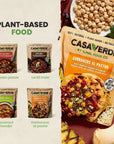 Casa Verde  Variety flavours 100 Natural food Pack of 4 Real taste  100 vegan  NonGMO Plant based No preservatives