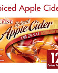 Alpine Spiced Cider Original Drink Mix Apple Flavor 120 Pouches