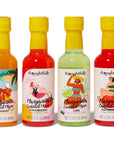 Thoughtfully Cocktails Margarita Mixer Gift Set 23 Ounces Each Flavors Include Blood Orange Strawberry Mango Watermelon and Lime Includes Rimming Salt Pack of 5 Contains NO Alcohol