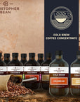 Decaf Colombian Coffee Concentrate Unsweetened Cold Brew  Iced Coffee Distillate Liquid Java Hand Crafted Concentrated 100 Arabica Pure Coffee Bean Extract 8Ounce Bottle 40 Servings