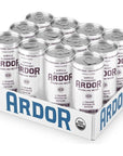 ARDOR ENERGY Sparkling Water Vanilla Blackberry 12 pack with 100mg