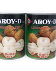 AroyD Longan in Syrup 20oz 565g 2 pack