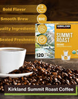 Worldwide Nutrition Bundle Compatible with Kirkland Summit Roast K Cups Coffee Organic Medium Roast Coffee K Cups  120 Count and MultiPurpose Key Chain