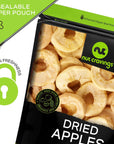 NUT CRAVINGS Dry Fruits  Dried Apple Rings Slices No Sugar Added  Chewy Soft Texture 16oz  1 LB Packed Fresh in Resealable Bag  Sweet Snack Healthy Food All Natural Vegan Kosher Certified