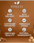 Syruvia Coffee Syrup Variety Pack  Hazelnut  Chocolate Chip Cookie Dough GlutenFree Kosher 254 fl oz Bottles  Enhance Your Coffee Experience with Premium Flavoring Syrups