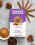 Maxines Heavenly Cinnamon Oatmeal Raisin Cookies  Gluten Free Made with Oats Sweetened with Coconut Sugar  Dates  Tasty Low Sugar Vegan Dessert  72 Ounces Each 2 pack