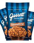 Garrett Popcorn CaramelCrisp 75oz 4 Bags Caramel Gourmet Popcorn Gluten Free Sweet Snack Popped Popcorn Bags