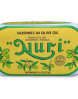 NURI Portuguese Sardines in Olive Oil  2 Pack  44 oz cans