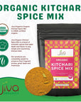 Jiva Organic Kitchari Spice Mix 7 Ounce - Made with Organic Spices & Herbs - Ayurvedic Kitchari Seasoning - For Ayurvedic Cleanses - Non GMO Sustainably Sourced Vegan