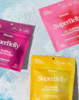 Blume SuperBelly Gut Health and OnTheGo Hydration Packets SugarFree with Prebiotics Probiotics Apple Cider Vinegar Vitamin C and Electrolytes Strawberry Hibiscus 15 Sticks