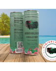 Hibisbloom Cavally Mint Organic Red Hibiscus Spearmint Lemon Lime Orange Blossom 8Pack x 12oz Cans  25 Calories Slow Brew from Scratch 5000mg Hibiscus