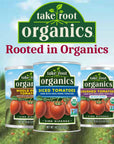 Take Root Organics Canned Organic Diced Tomatoes 28 oz Can Pack of 6 Cans