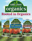 Take Root Organics Canned Fire Roasted Diced Organic Tomatoes 28 oz Can Pack of 6 Cans