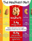 Crazy Go Nuts Walnuts - Buffalo, 4.5 oz (3-Pack) - Healthy Snacks, Vegan, Gluten Free, Superfood - Natural, ALA, Omega 3 Fatty Acids, Good Fats, and Antioxidants